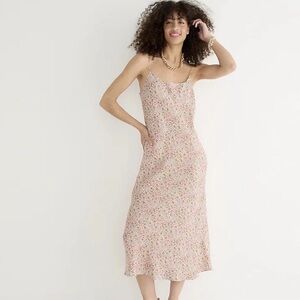 JCrew Gwyneth cupro-blend slip dress size 4